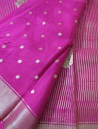 Pure Manipuri Silk Weaving  - pink