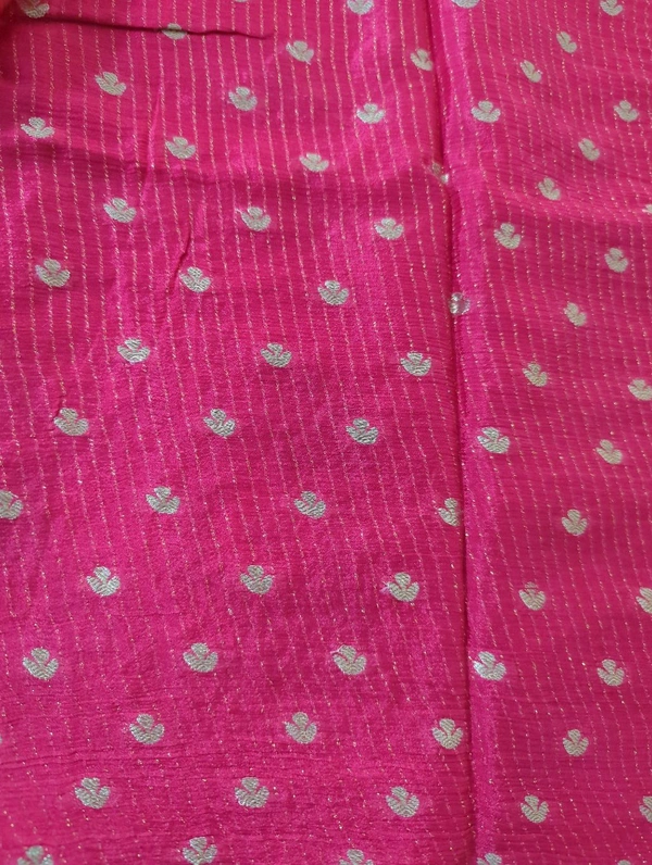 Pure Chinnon Designer With Embroidery  - pink