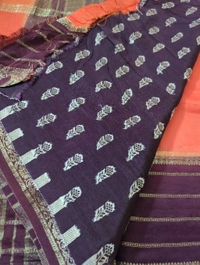 Latest Mysore Crepe - orange