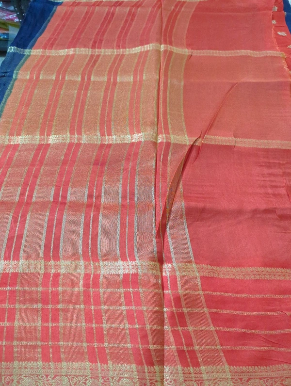 Latest Mysore Crepe - Navy Blue