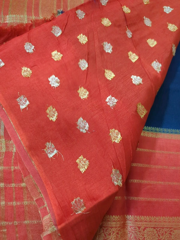 Latest Mysore Crepe - Navy Blue