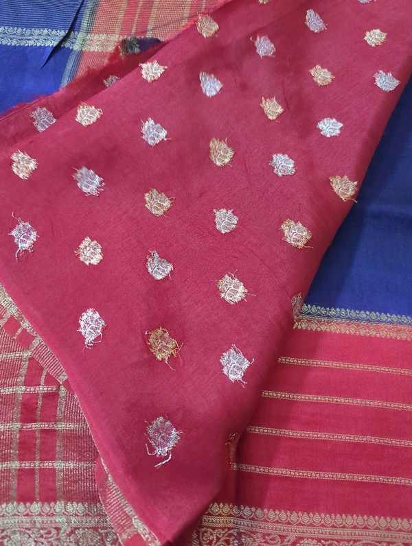 Latest Mysore Crepe - Pigment Indigo