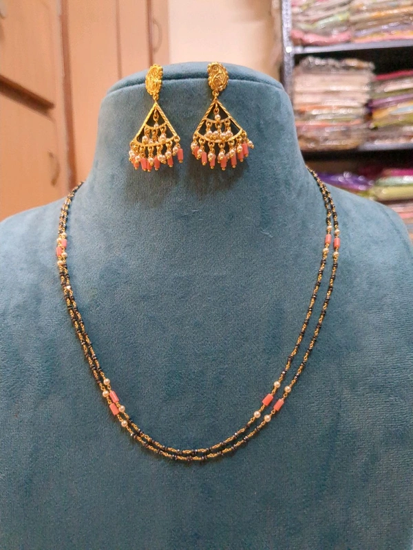 Designer Black Diamonds With Gold Copy Earrings  - Gray, Vz, 1 Week Dispatch Time