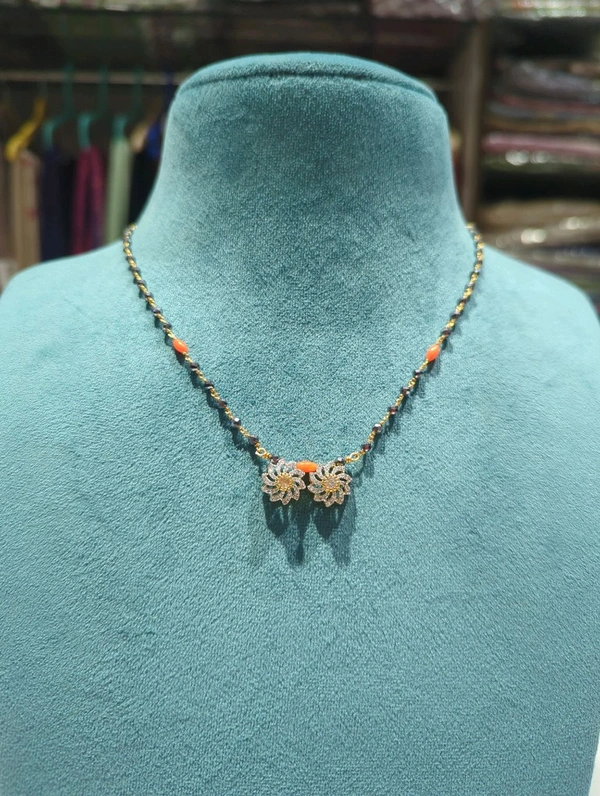 Black Diamonds With Diamond Copy Pendent  - HD, One Week Dispatch Time