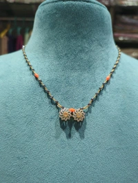 Black Diamonds With Diamond Copy Pendent  - HD, One Week Dispatch Time