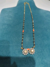 Black Diamonds With Diamond Copy Pendent  - HD, One Week Dispatch Time