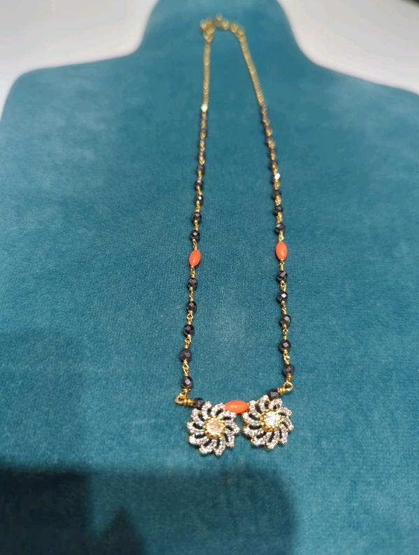 Black Diamonds With Diamond Copy Pendent  - HD, One Week Dispatch Time