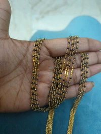 Black Diamonds With Gold Pipes 4 Lines  - 1 week dishpatch time, 20 inches, HD