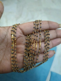 Black Diamonds With Gold Pipes 4 Lines  - 1 week dishpatch time, 20 inches, HD