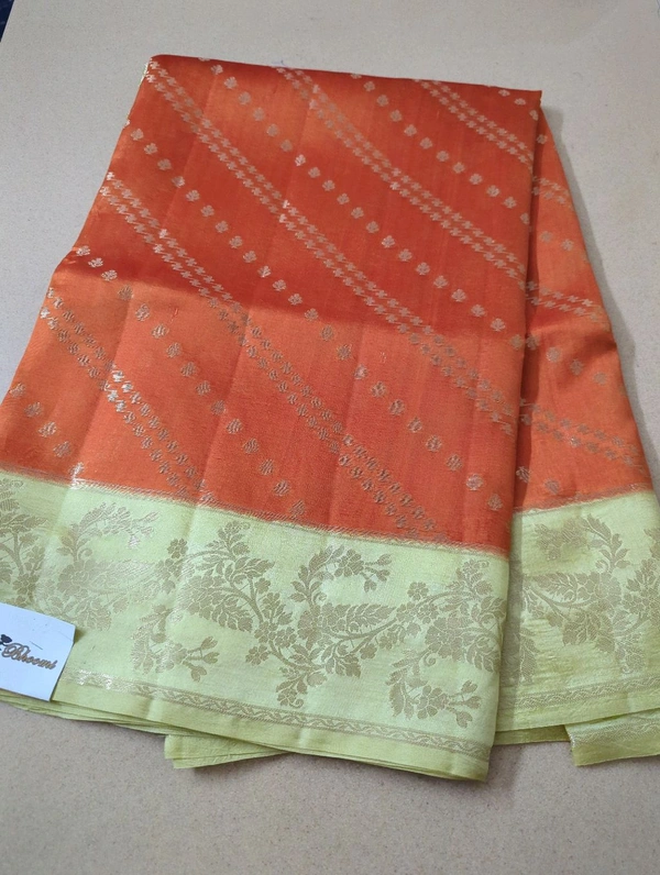 Pure Raw mango Pattu  - orange