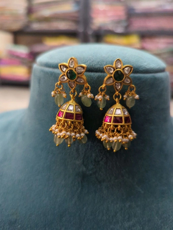 Elegant Jadur kundan jumkies - vz