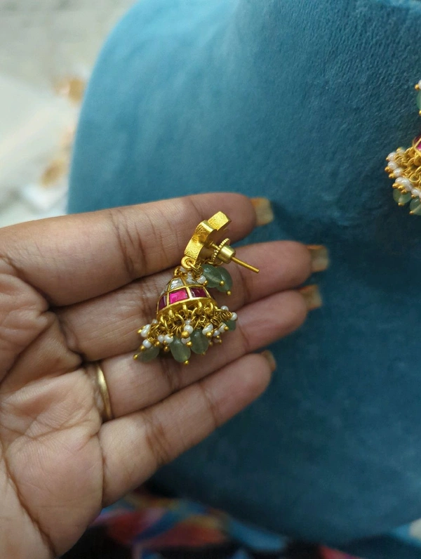 Elegant Jadur kundan jumkies - vz