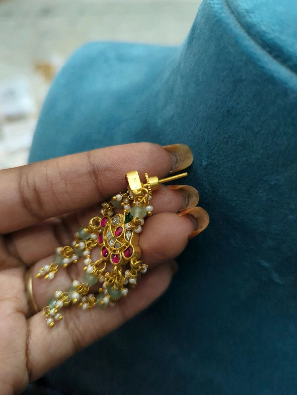 Beautiful Jadur kundan ear rings - vz