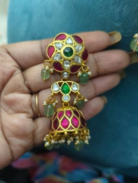 Designer Jadua Kundan Jumkies  - vz