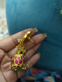 Designer Jadua Kundan Jumkies  - vz