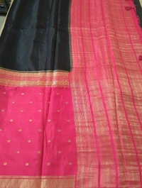 Pure Mysore Dola Weaving  - Black