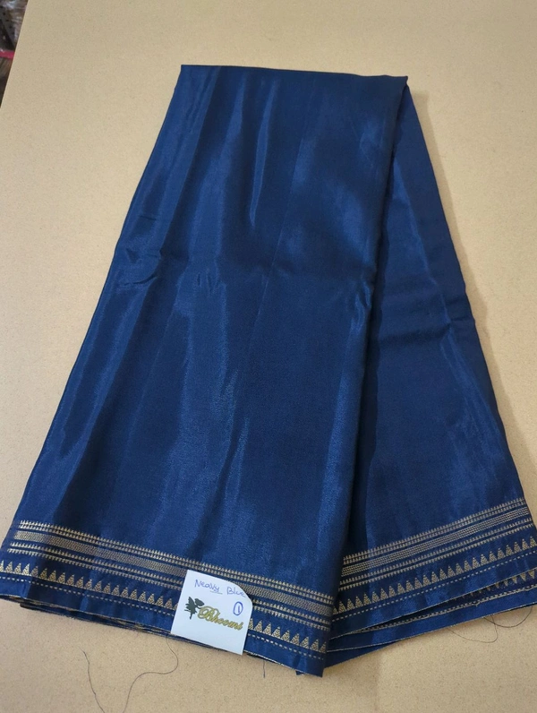 Pure Mysore Dola  - Navy Blue 1