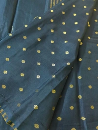 Pure Mysore Dola  - Navy Blue 1