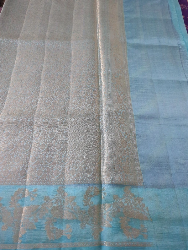 Pure Raw mango Pattu  - Pigment Indigo