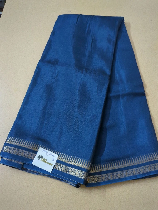 Pure Mysore Dola  - Navy Blue 6