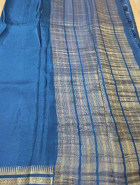 Pure Mysore Dola  - Navy Blue 6