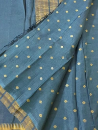 Pure Mysore Dola  - Navy Blue 6