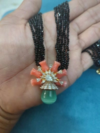 Spinnals With Diamond Copy Pendent  - Vz, Small 16 inch