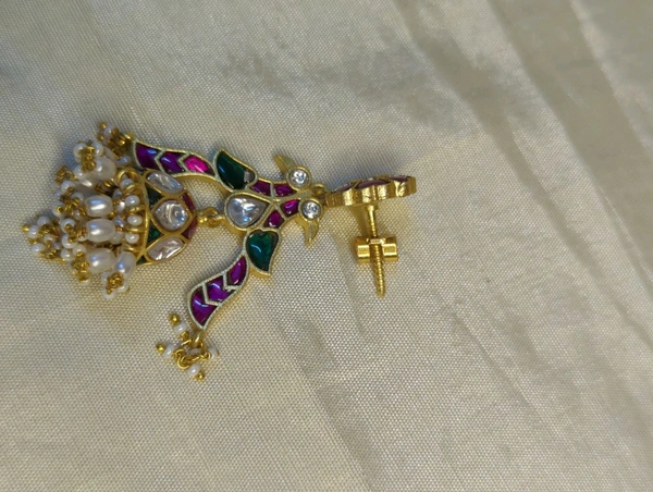 Designer Jadua Kundan Jumkies  - Vz