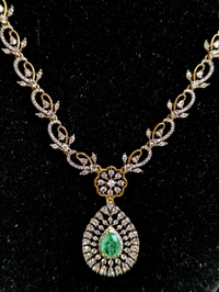 Diamond Copy Neck Set  - Vz