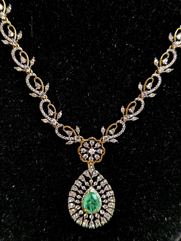 Diamond Copy Neck Set  - Vz