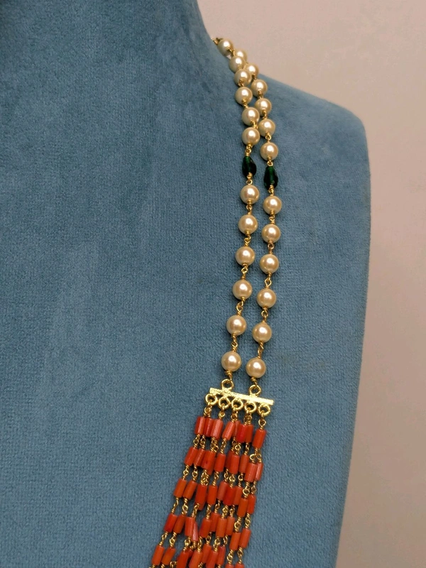 Real Corals With Swaroski Gold Copy  - Vz