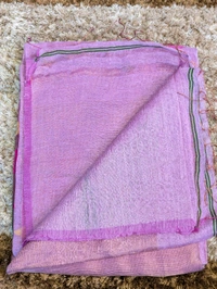 Pure Silk Lenin Jamdhani - Blush Pink