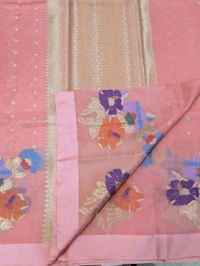 Fancy Organza Jamdhani - Sundown