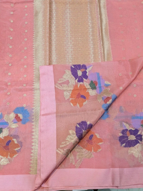 Fancy Organza Jamdhani - Sundown