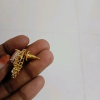 Beautiful Diamond Copy Stud's  - HD, pink