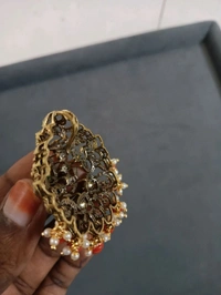 Victorian Pendant With Mossonites - coral