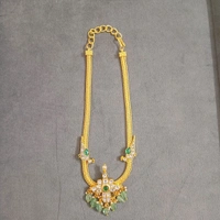 Jadau Kundan Naan Model - White