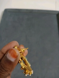 Jadai Kundan Chandbali Earrings 