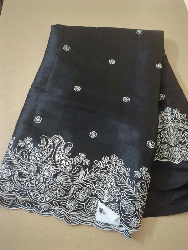 Satin Tusser - Black