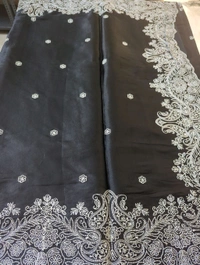 Satin Tusser - Black