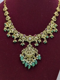 Gold Copy Nakshi Neck Set  - Vz