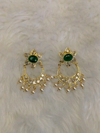 18ct Replica Poliki Earrings  - Vz, dark green