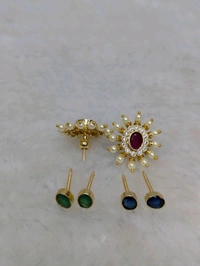 Gold Copy Changeable Ear Studs - Vz