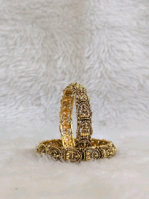 Premium Lakshmi Ammavaru Antique Bangles  - Vz, 2.4