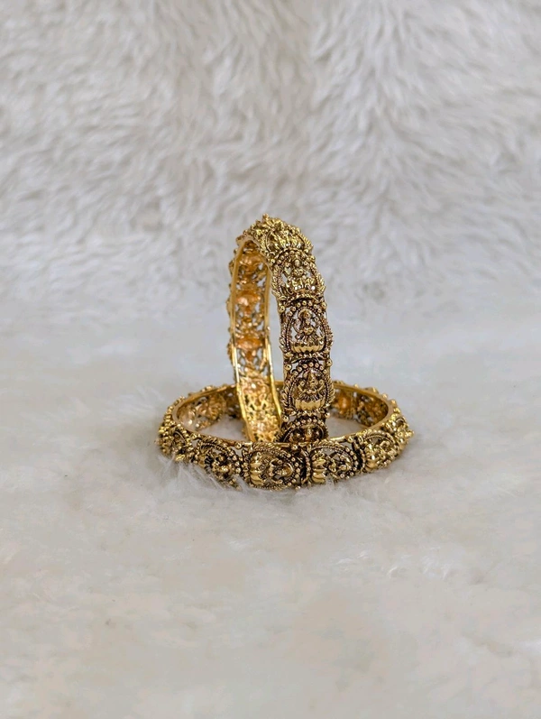 Premium Lakshmi Ammavaru Antique Bangles  - Vz, 2.4