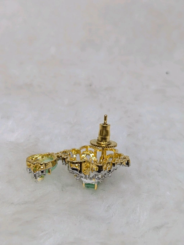 Premium Diamond Copy Neck Set - Vz, Snowy Mint