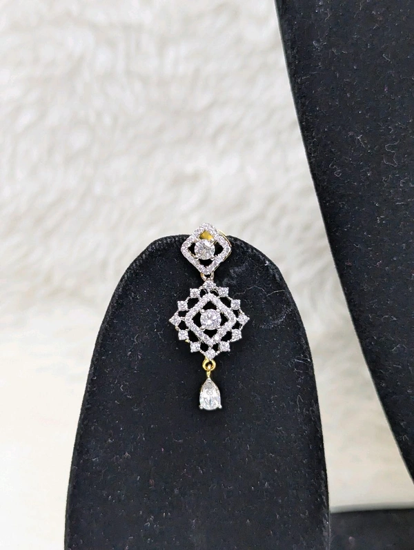 Premium Diamond Copy Neck Set  - Vz