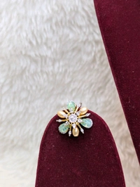 Premium Diamond Copy Neck Set With Studs - Vz