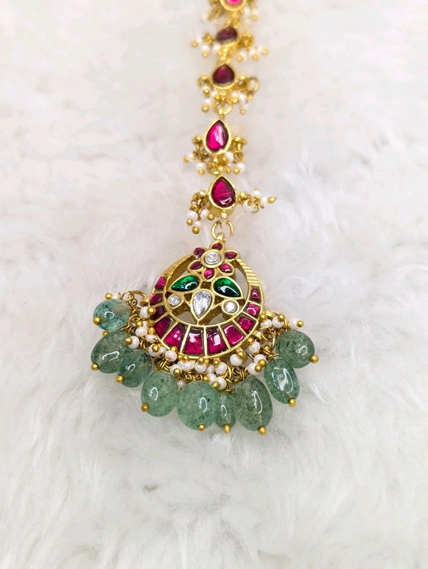 Premium Jadua Kundan Long Maongo Tikka - Vz