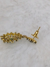 Premium Diamond Copy Neck Set - Vz, dark green